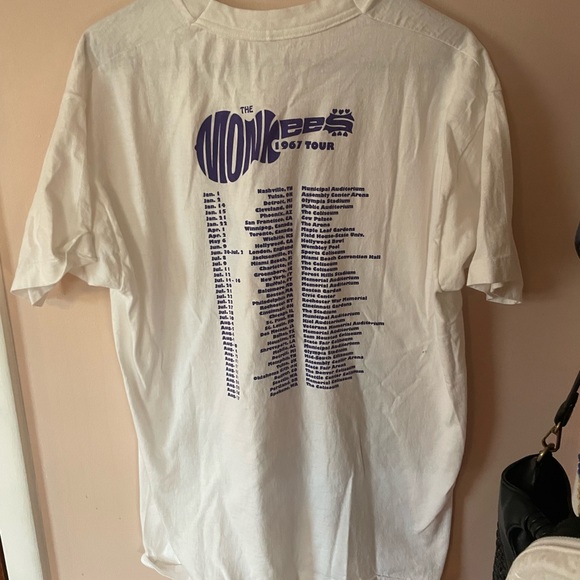 Vintage The Monkees 67' Tour Tee 1995 Single Stitch XL - Picture 2 of 5
